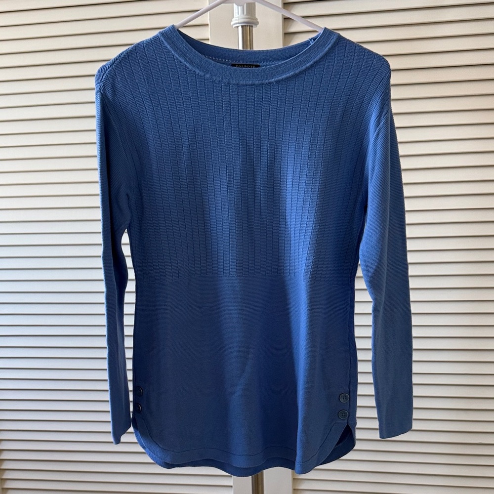 Talbots Blue Crew Neck Sweater